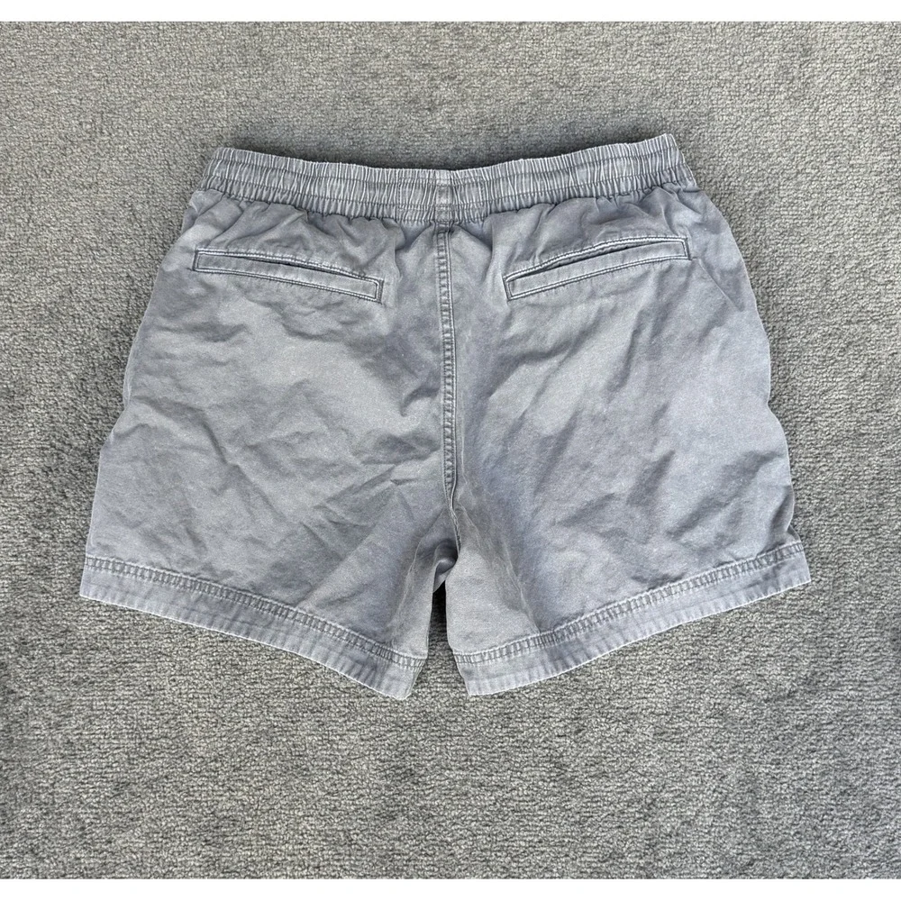 Abercrombie & Fitch Mens Gray Cotton Drawstring Pull On Shorts Size M 128T0223